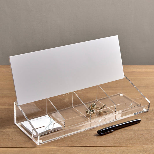 Acrylic Dry Erase Desk Organizer