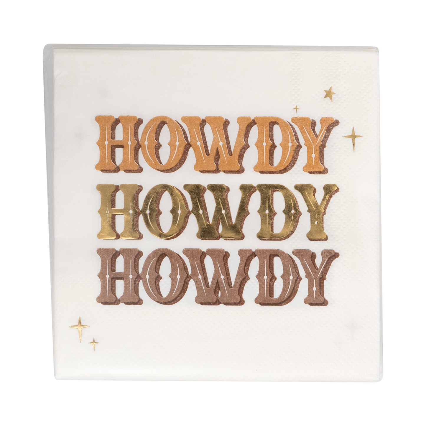 Cowboy Howdy Cocktail Napkin