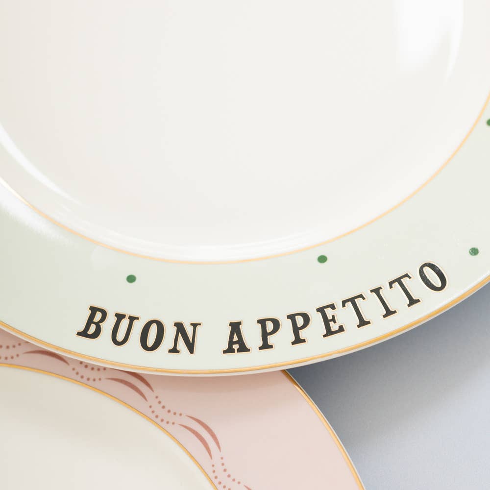 Slogan Dinner Plates (Set of 4)