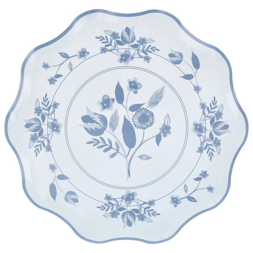 Vintage Botanical Dinner Plates