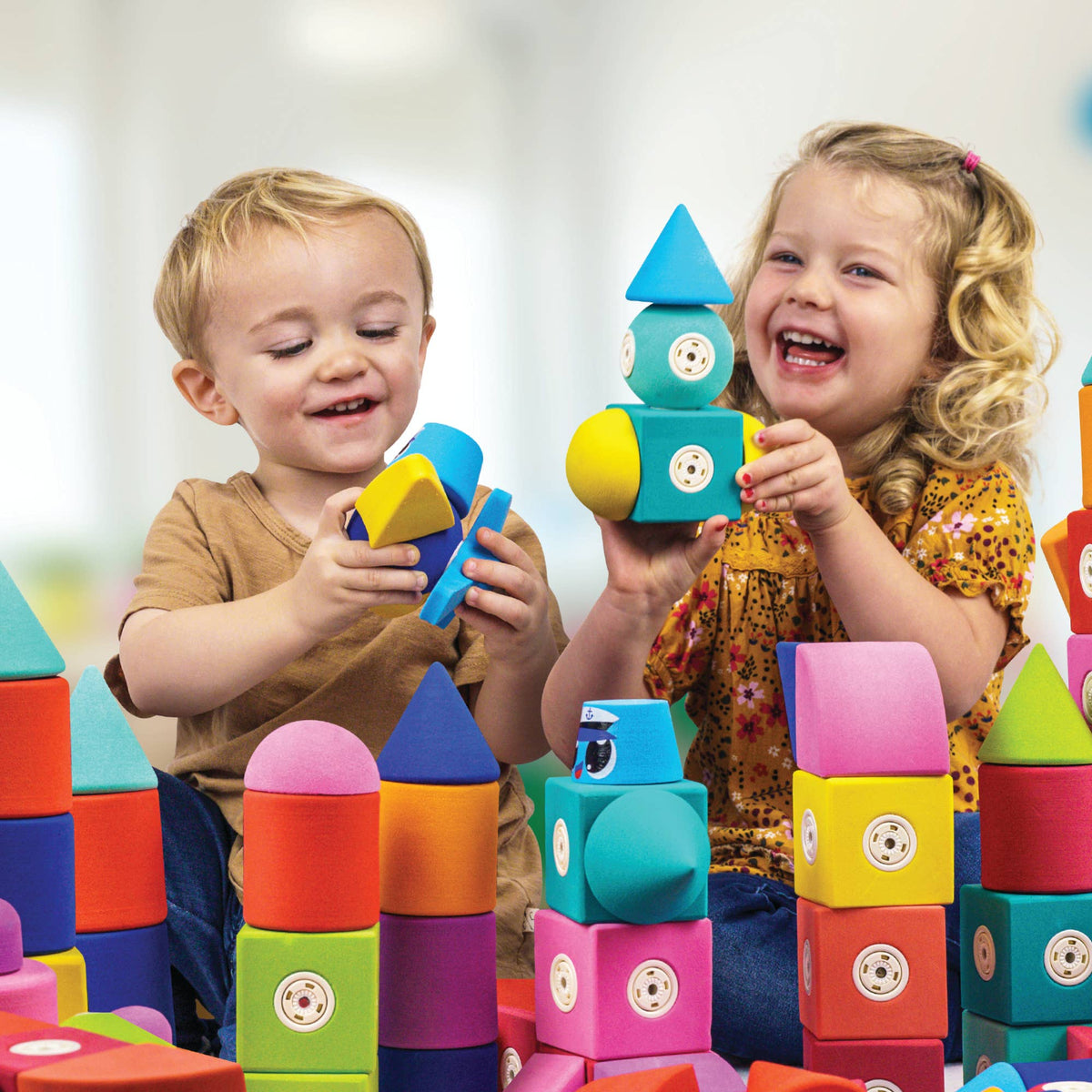 Blockaroo Magnetic Foam Blocks | Castle Set