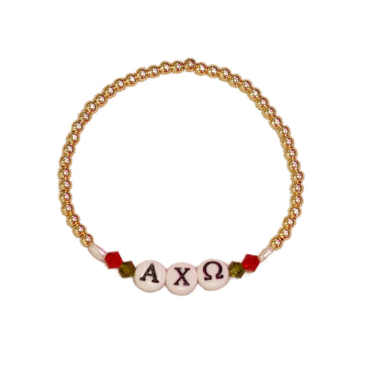 Sorority Bracelet | Alpha Chi Omega