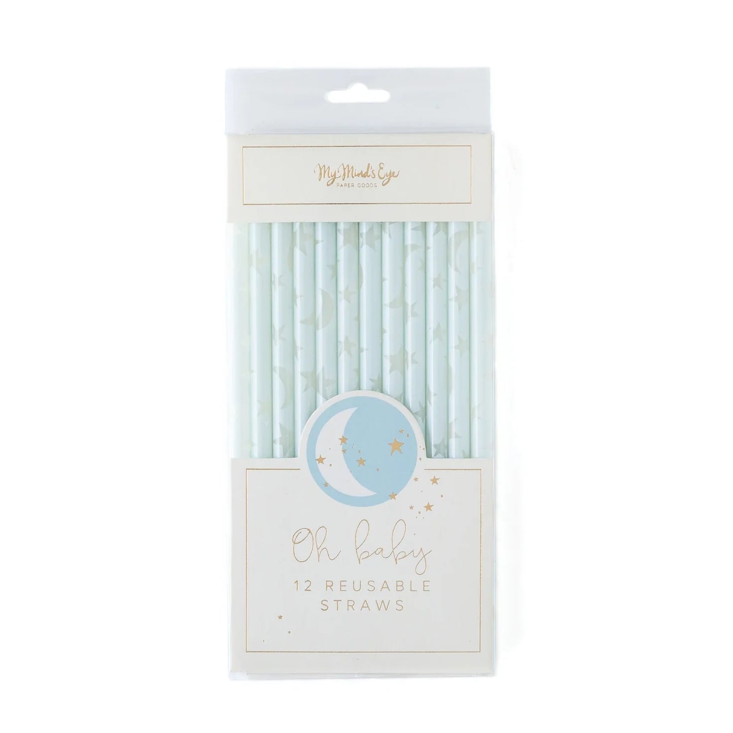 Baby Blue Reusable Straws