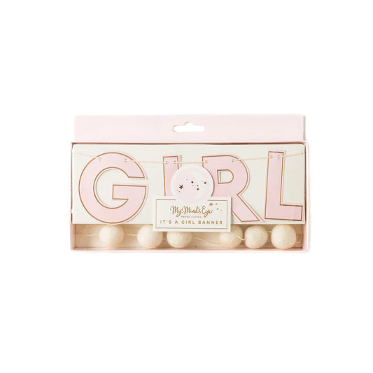 It's A Girl Banner