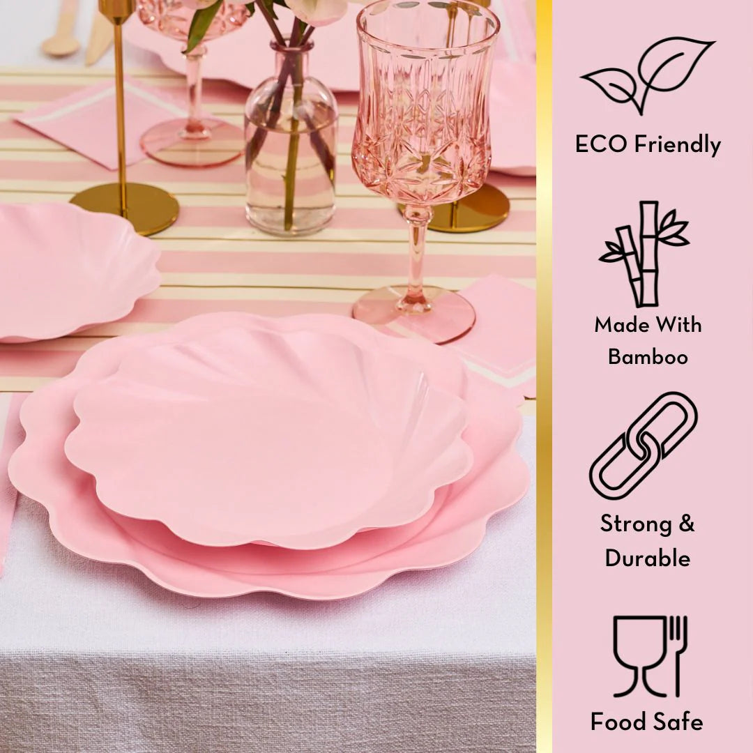 Simply Eco Salad Plate | Blush-8pk