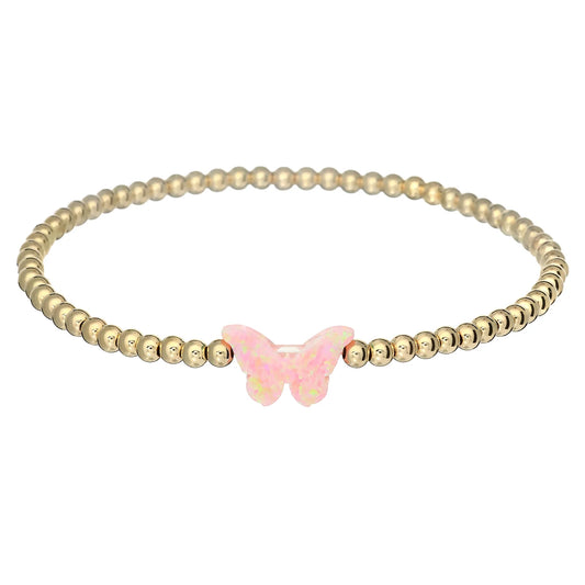 Opal Butterfly Bracelet