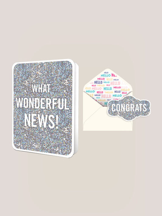 What Wonderful News! Greeting Card