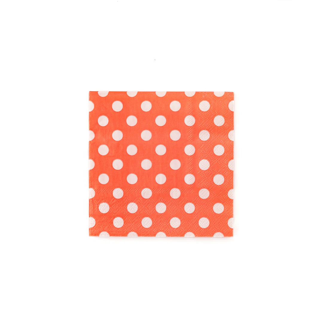 Garden Party Polka Dot Cocktail Napkins