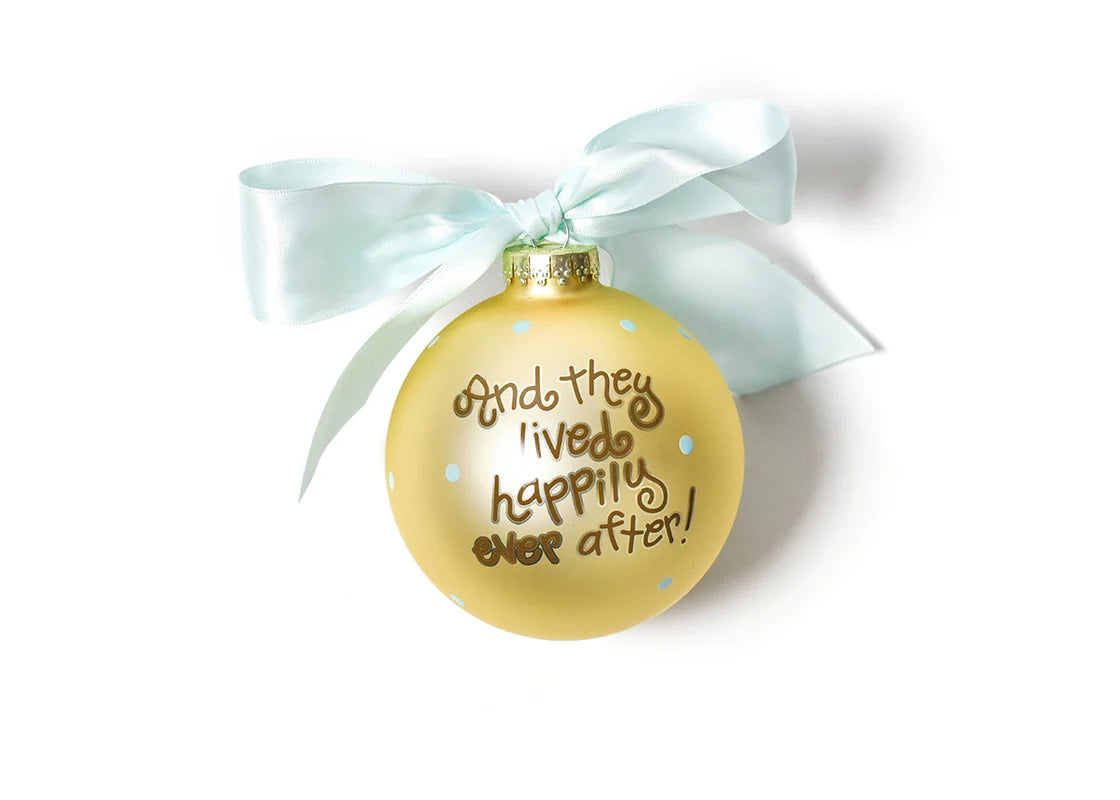 Wedding Cake Glass Ornament