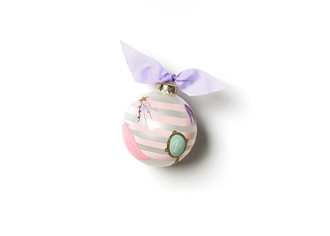 Dress Up Glass Ornament
