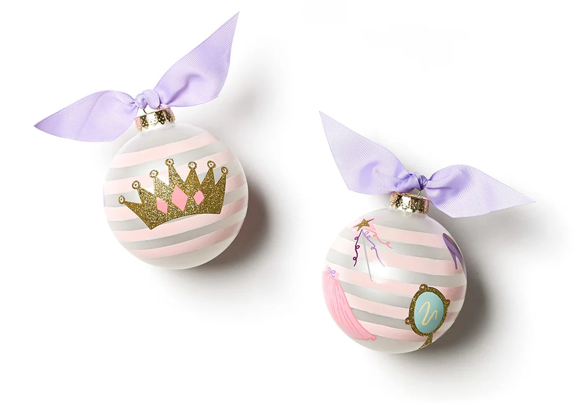 Dress Up Glass Ornament
