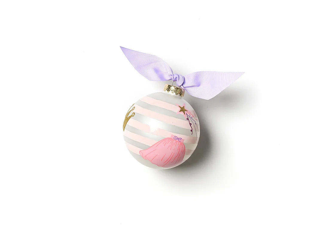 Dress Up Glass Ornament