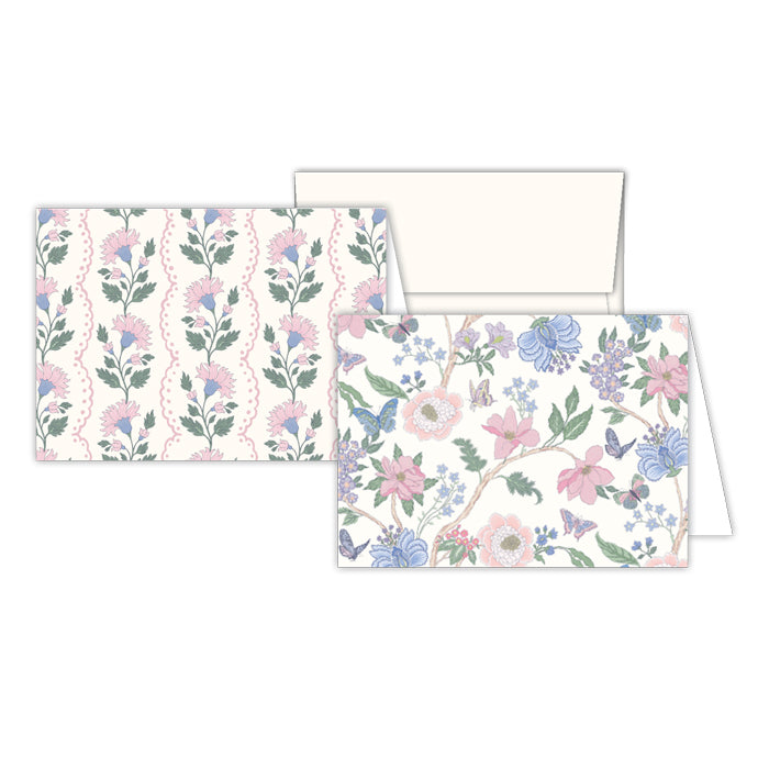 Petite Notes Combo | Chloie Blush Floral Stripe