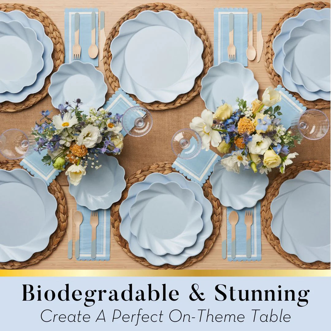 Simply Eco Dinner Plate | Sky Blue-8pk