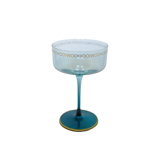 Woo Hoo! Coupe Glass