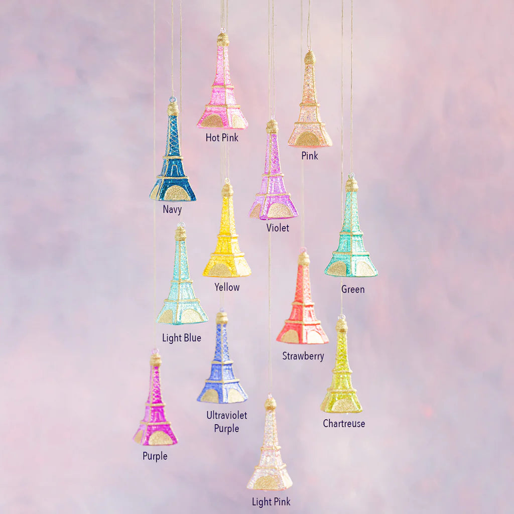 Rainbow Eiffel Tower Ornament - Thumbnail 2