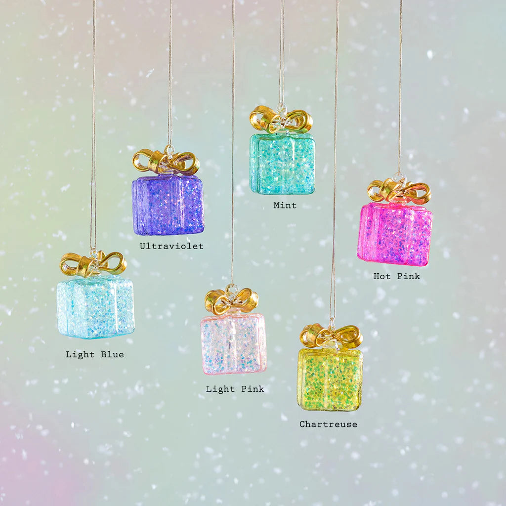 Sparkly Gift Box Ornament