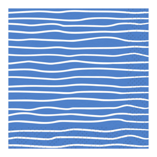 Cocktail Napkin Eco French Blue