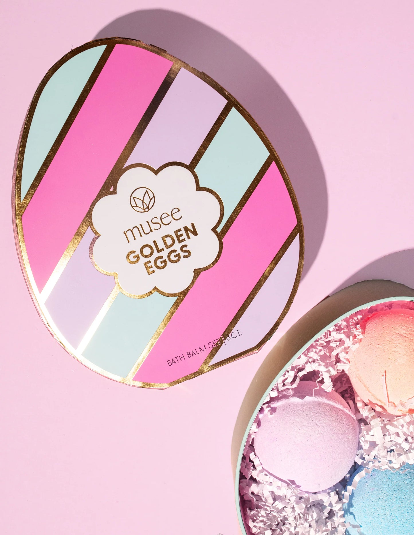 Golden Egg Three Bath Balm Set