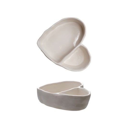 Heart Shaped Stoneware