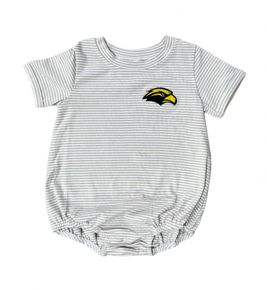 USM Stripe Short Sleeve Bubble | Grey