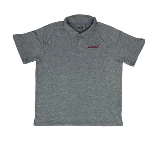 Men's Embroidered MS State Polo | Grey