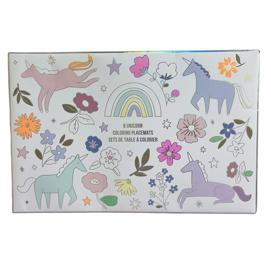 Unicorn Coloring Placemats
