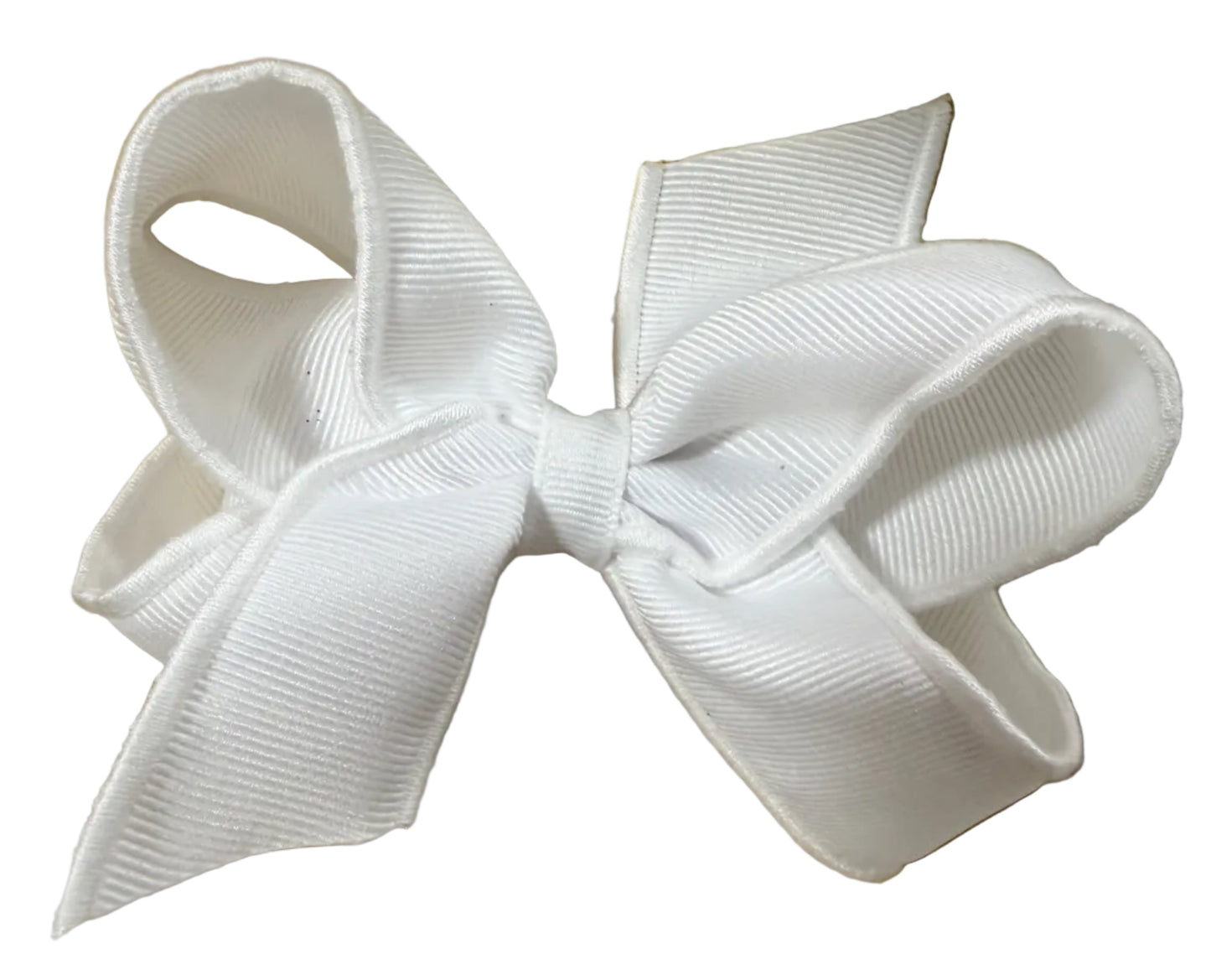 Medium Sporty Grosgrain Bow with Serged Edge