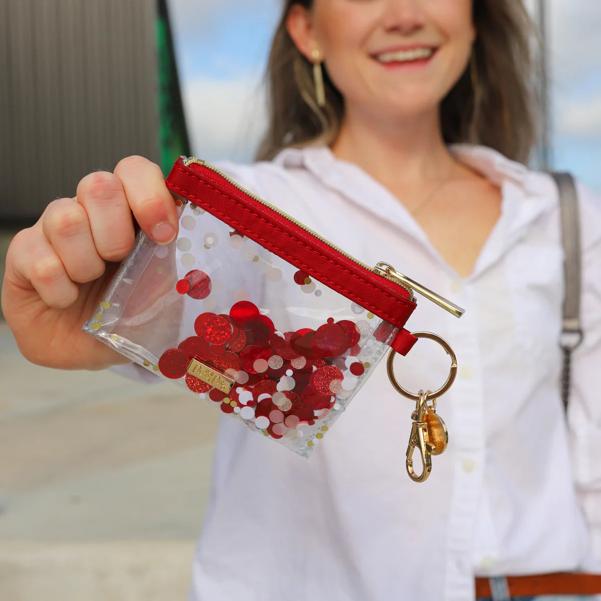 Keychain Wallet | Rally Red