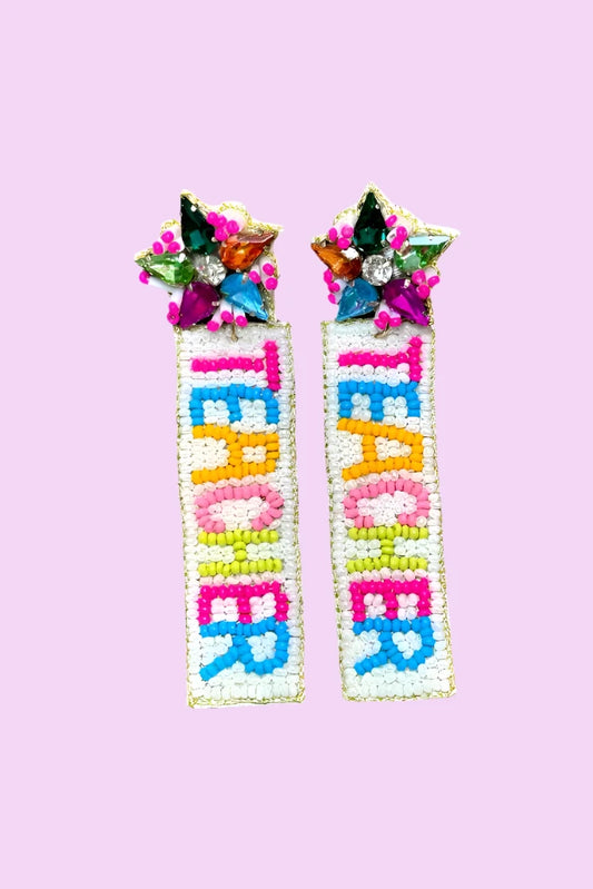 Beaded Earrings | Teacher