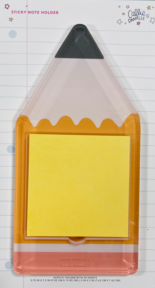 Pencil Sticky Note Holder