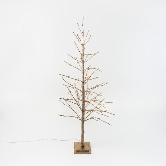 Champagne Glitter Tree | Small w/ LED Lights