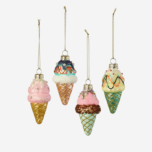 Ice Cream Cone Ornament