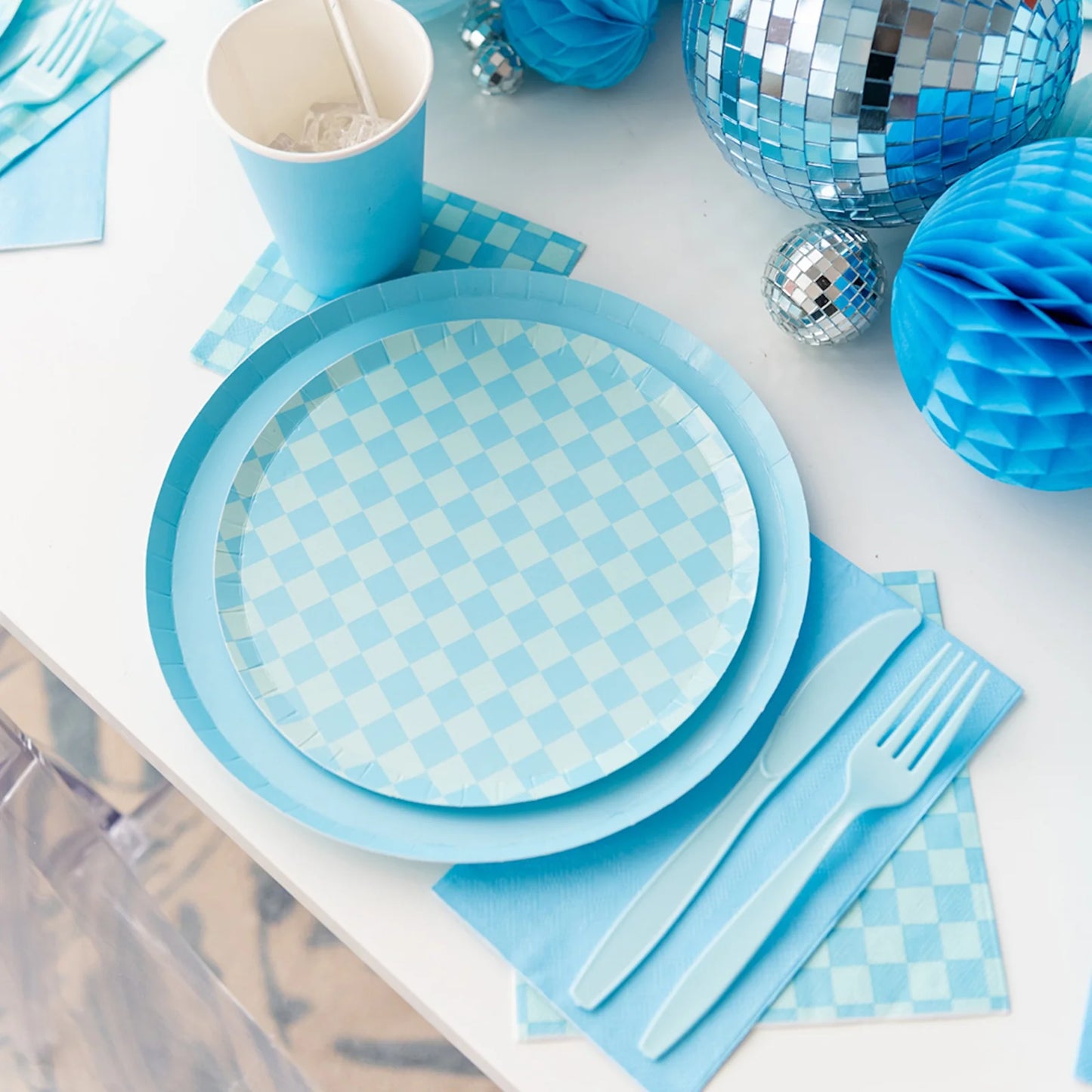 Check It! Out of the Blue Dinner Plates