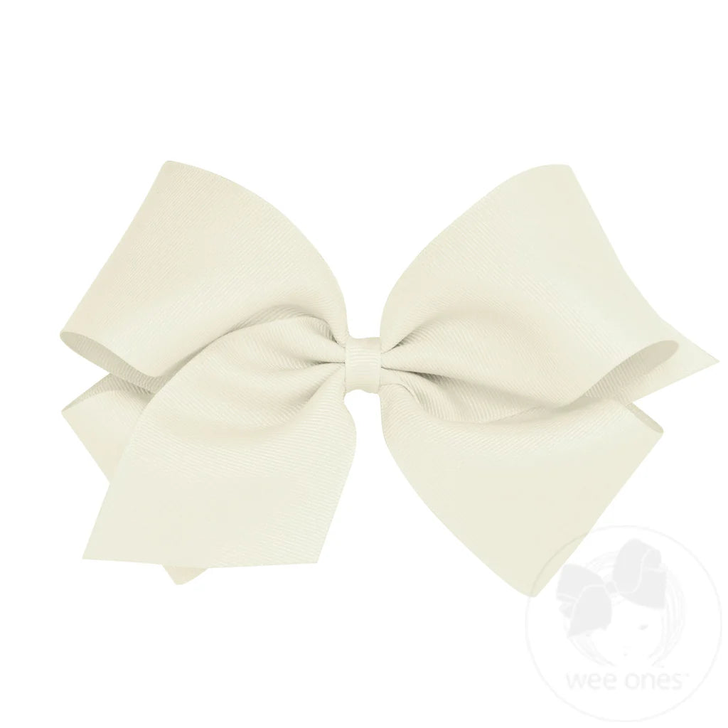 King Classic Grosgrain Hair Bow | Plain Wrap