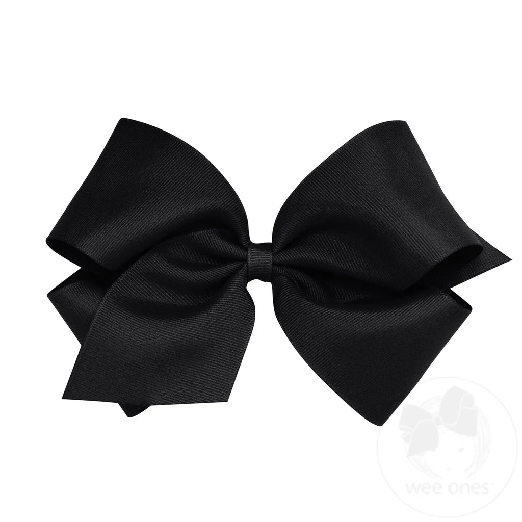 King Classic Grosgrain Hair Bow | Plain Wrap