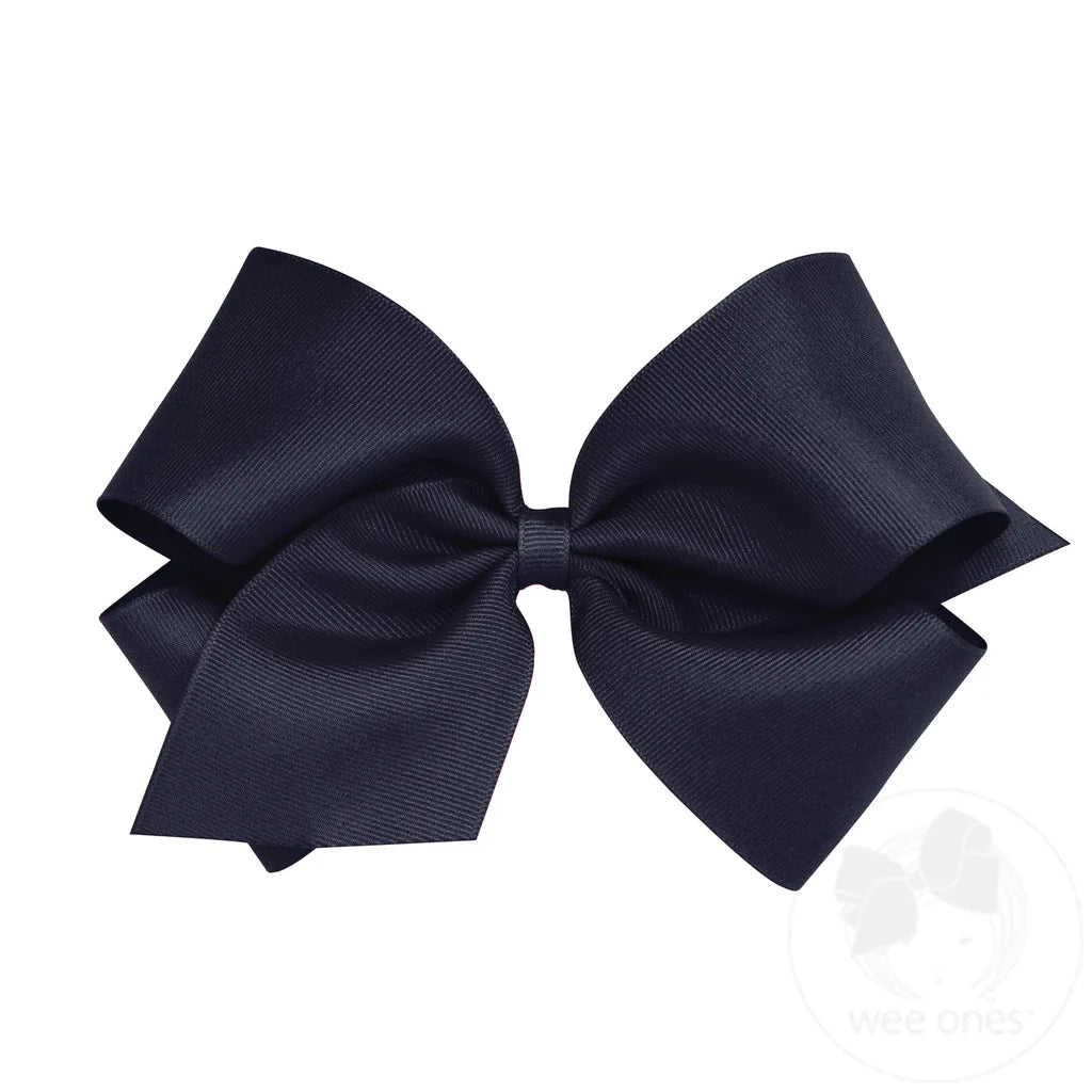 King Classic Grosgrain Hair Bow | Plain Wrap