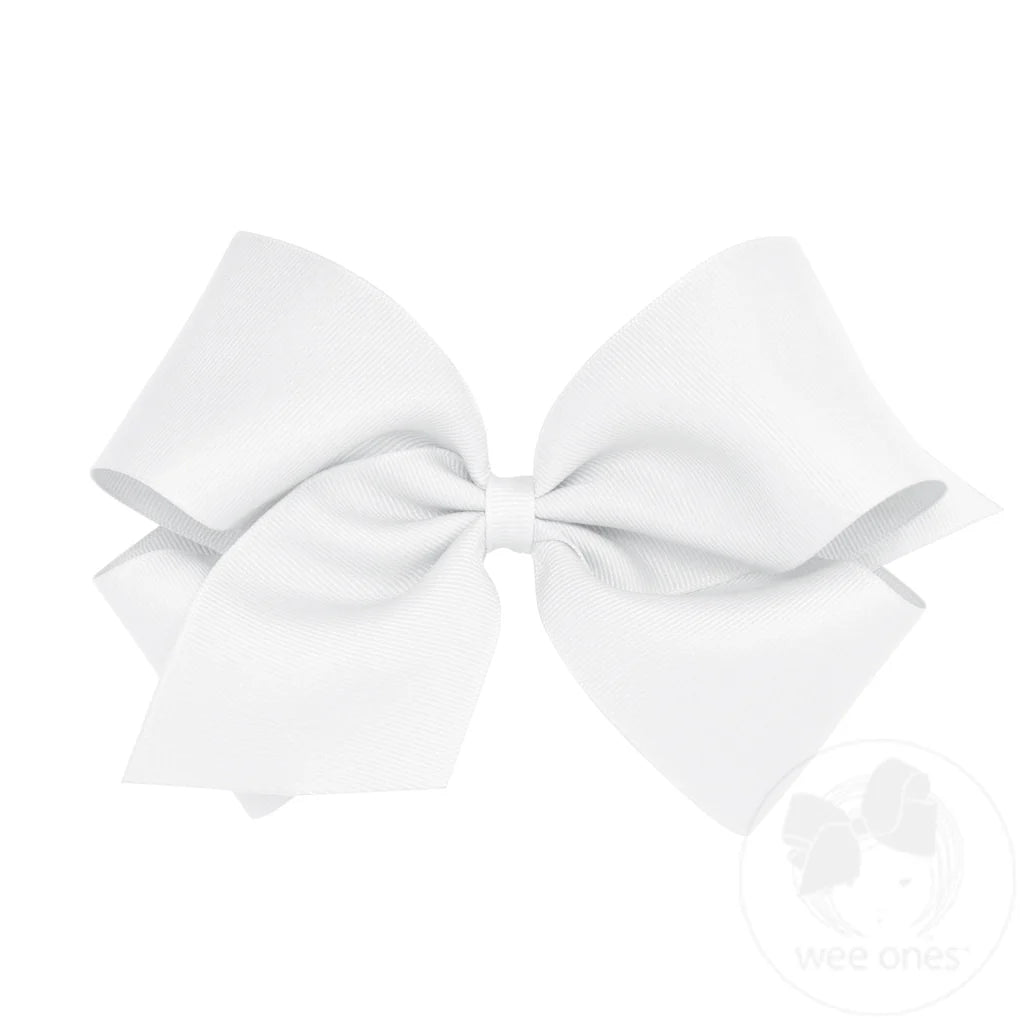 King Classic Grosgrain Hair Bow | Plain Wrap