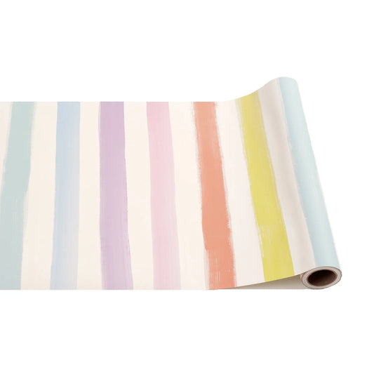 Sorbet Painted Stripe Table Runner