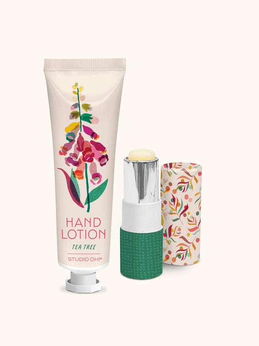 Summer Blooms Lip Balm & Hand Lotion Set