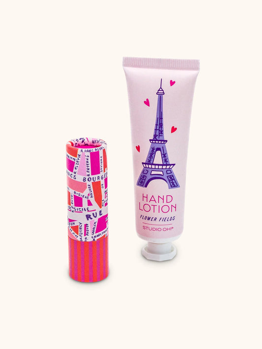 Rues de Paris Lip Balm & Hand Lotion Set