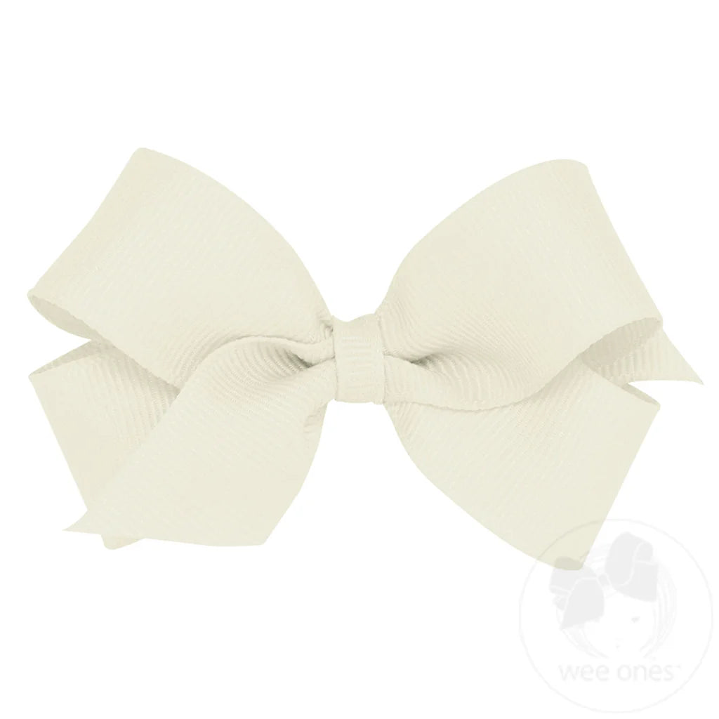 Mini Classic Grosgrain Hair Bow | Plain Wrap