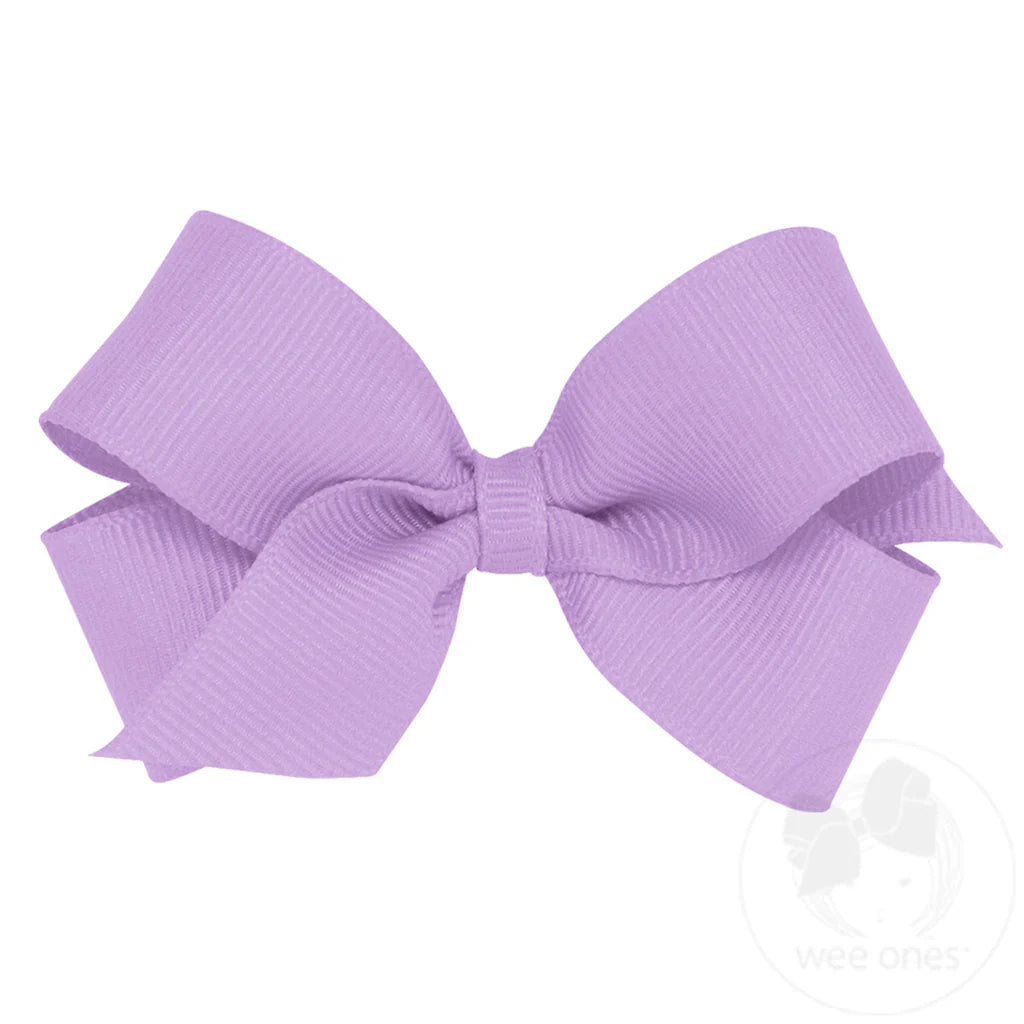 Mini Classic Grosgrain Hair Bow | Plain Wrap