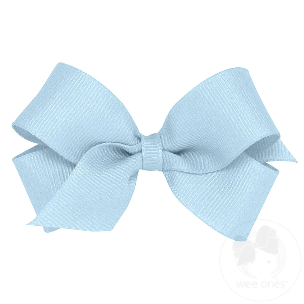 Mini Classic Grosgrain Hair Bow | Plain Wrap