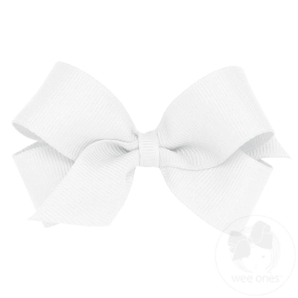 Mini Classic Grosgrain Hair Bow | Plain Wrap