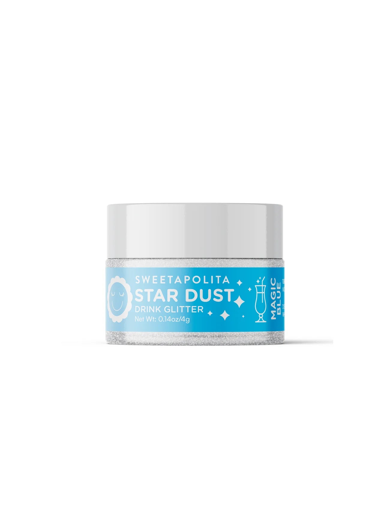 Star Dust Edible Drink Glitter | Magic Blue Colour Changing