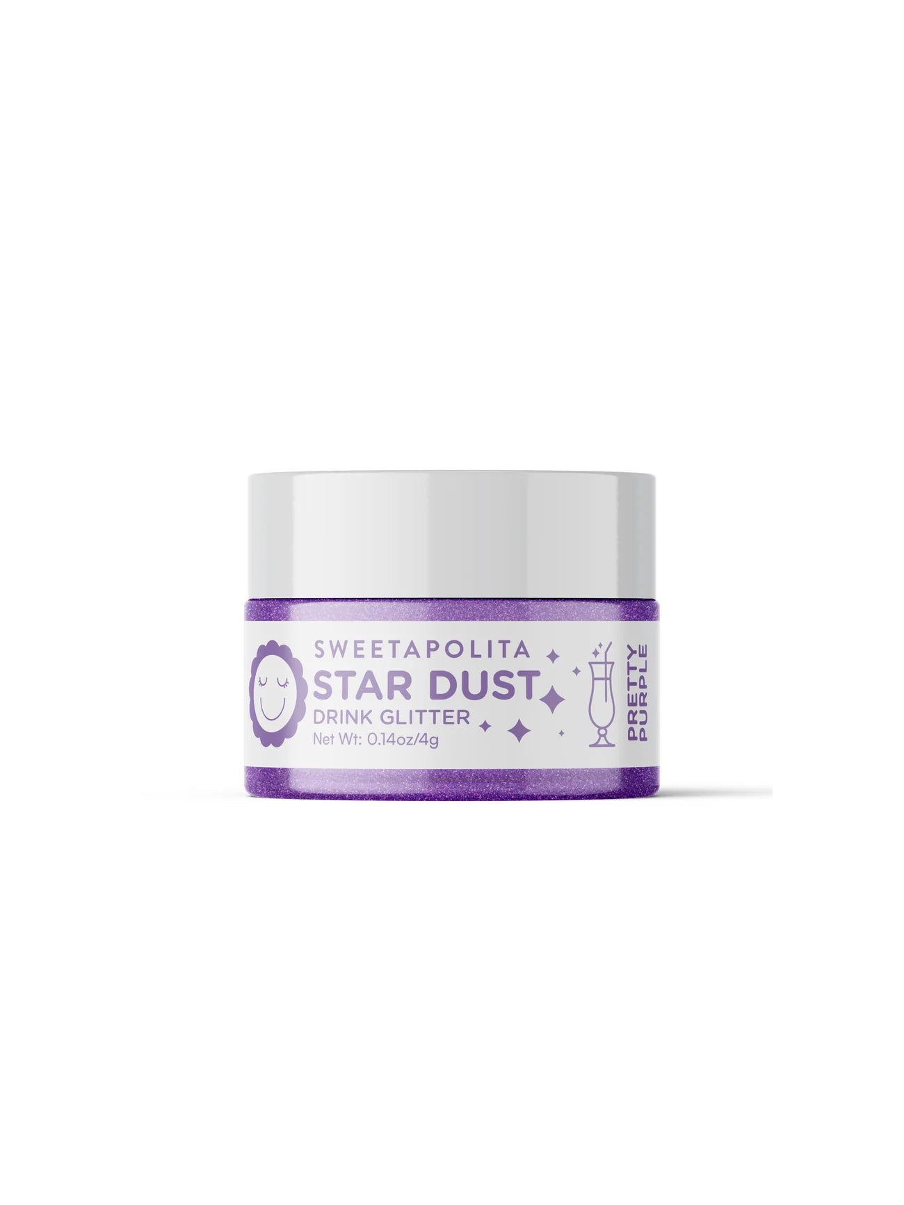 Star Dust Edible Drink Glitter | Pretty Purple