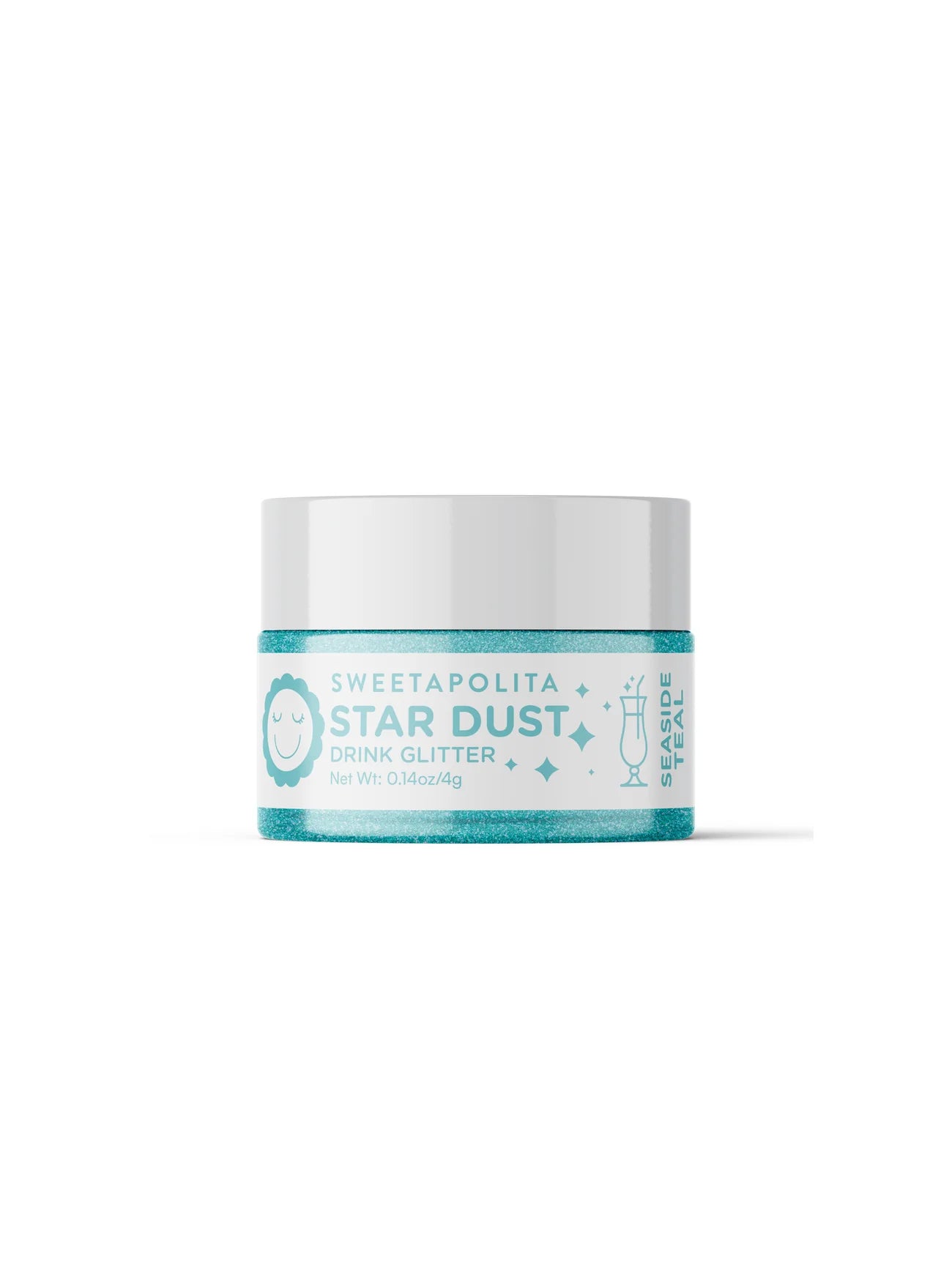 Star Dust Edible Drink Glitter | Seaside Teal