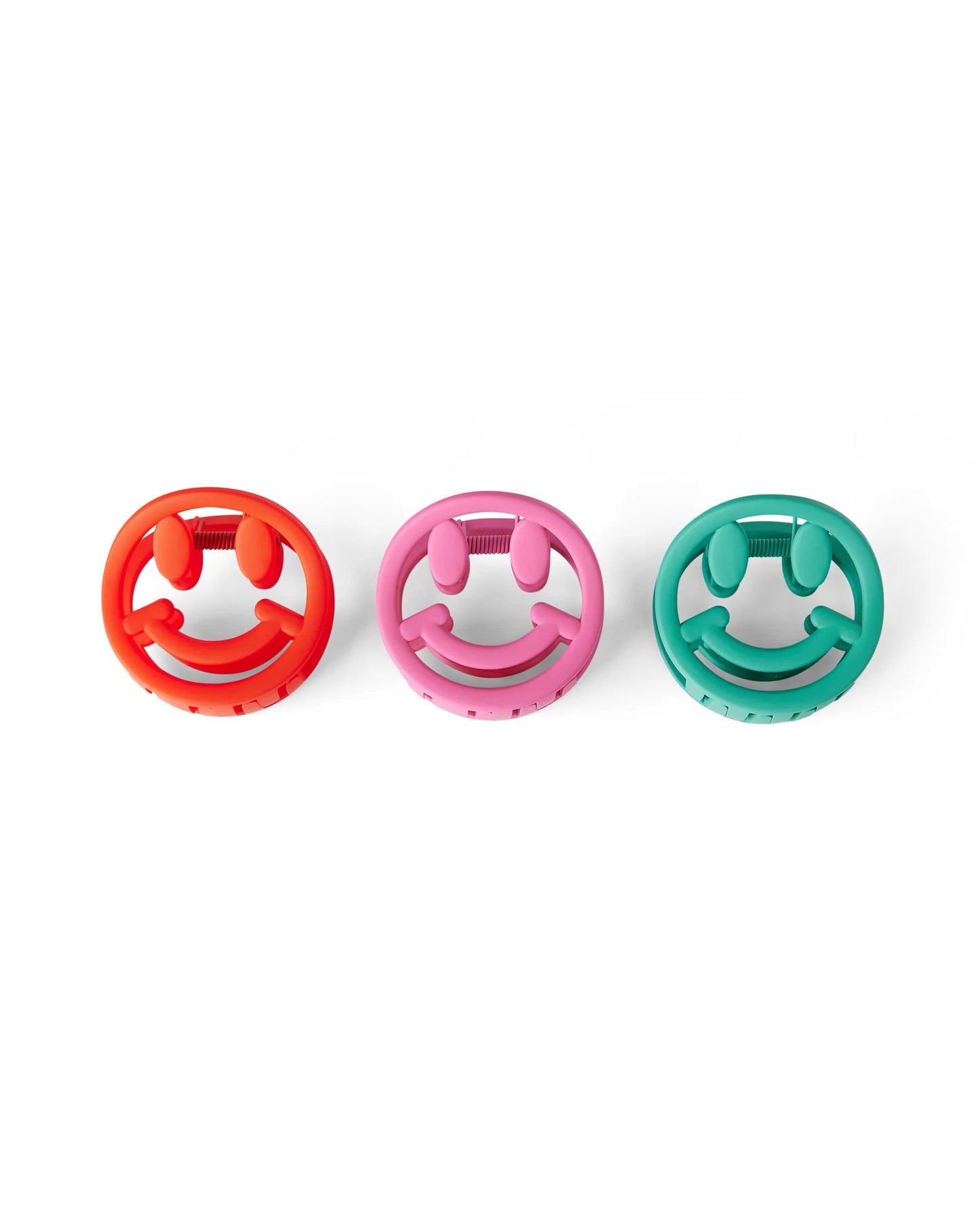 Smiley Hair Claw Clips