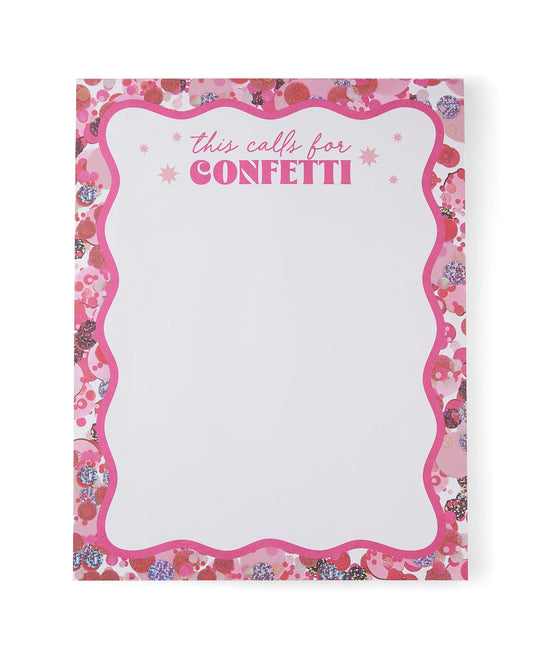 This Calls For Confetti Jumbo Notepad